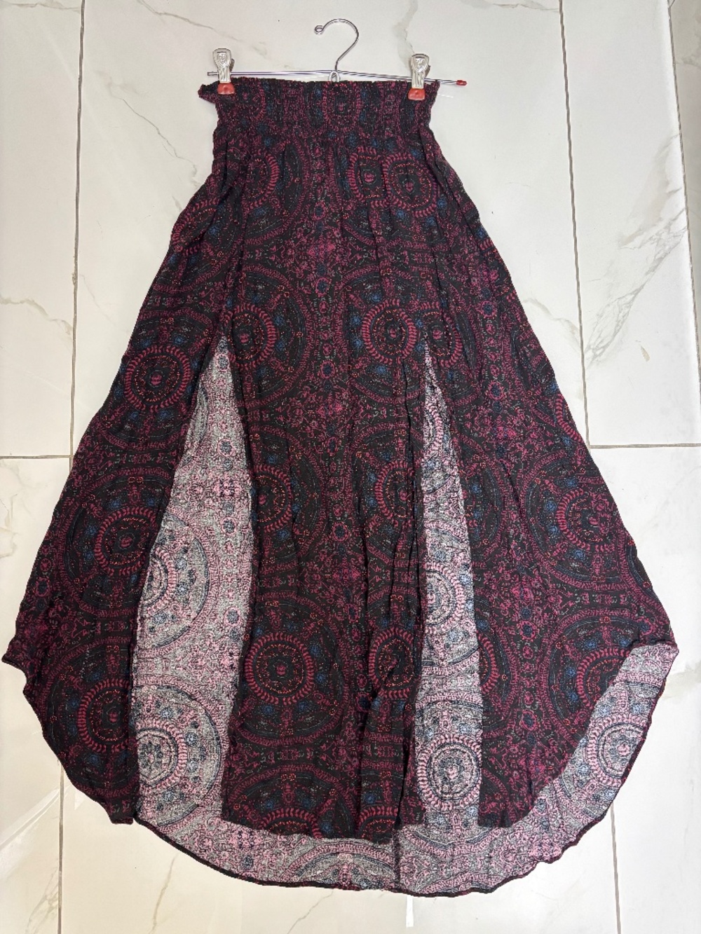 NWOT Womens American Eagle Outfitters XS maxi double front slit skirt